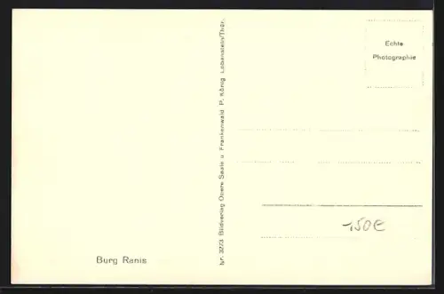 AK Ranis, an der Burg