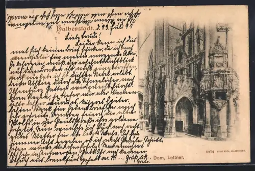 AK Halberstadt, Dom, Lettner