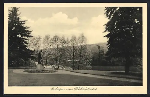 AK Berlin-Schlachtensee, Anlagen mit Standbild