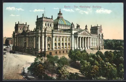 AK Berlin-Tiergarten, The Reichstag Building