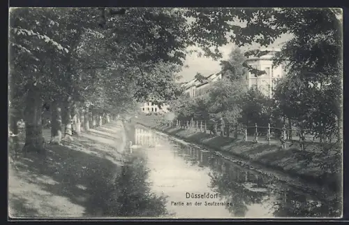 AK Düsseldorf, Partie an der Seufzerallee