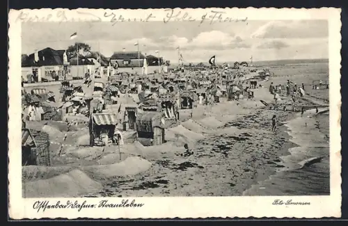AK Dahme, Ostseebad, Strandleben