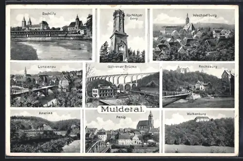 AK Rochlitz, Wechselburg, Lunzenau, Wolkenburg