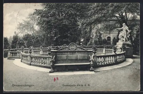 AK Donaueschingen, Donauquelle