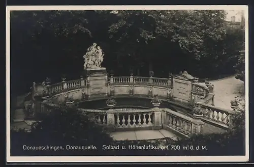 AK Donaueschingen, Donauquelle