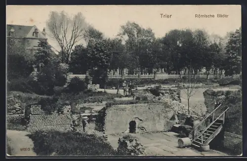 AK Trier, Römische Bäder