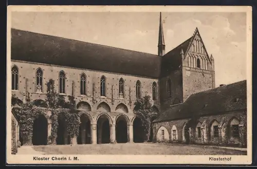 AK Chorin, Klosterhof vom Kloster Chorin
