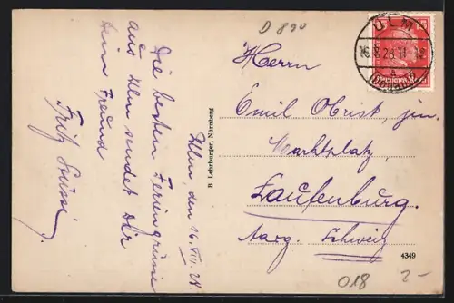 AK Ulm a. D., Münster, Metzgerturm, Hirschstrasse mit Schwalbe