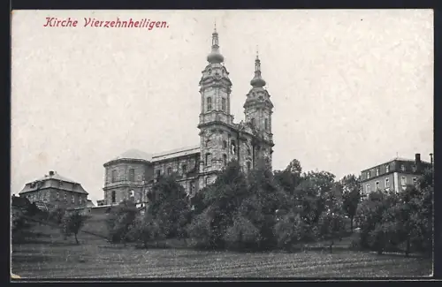 AK Vierzehnheiligen, Kirche Vierzehnheiligen