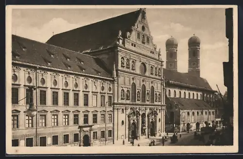 AK München, Michaelis Hofkirche, Neuhauser Strasse