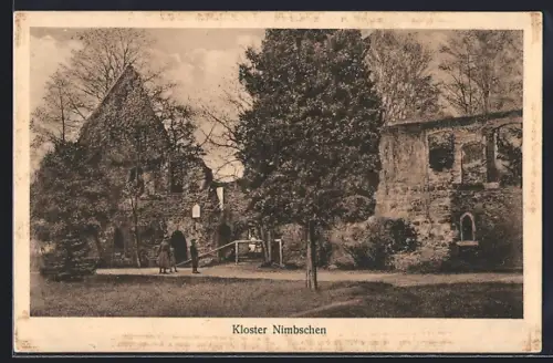 AK Nimbschen, Kloster mit Bäumen