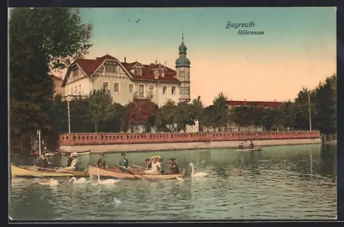 AK Bayreuth, Röhrensee mit Booten