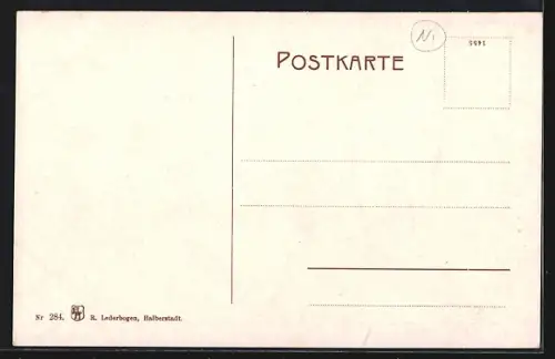 AK Goslar, Rathaus, Südseite