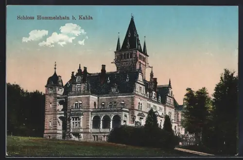 AK Hummelshain bei Kahla, Schloss Hummelshain