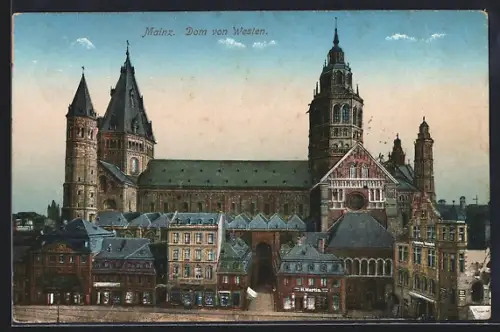 AK Mainz, Dom von Westen