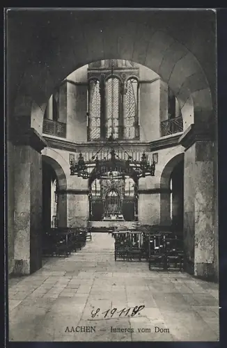 AK Aachen, Inneres vom Dom