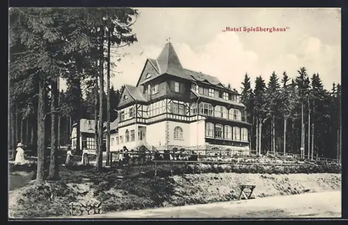 AK Friedrichroda, Hotel Spiessberghaus, Inh. Curt Lauxmann