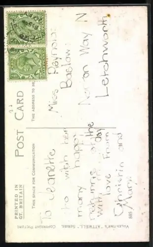 Künstler-AK Mabel Lucie Attwell: Hund leckt das Bein eines weinenden Jungen, Thank god for Fido