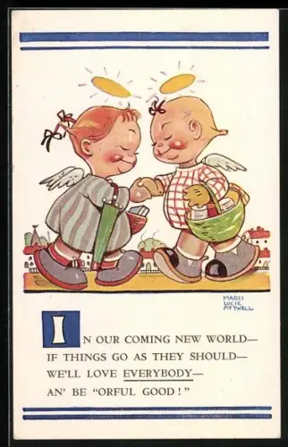 Künstler-AK Mabel Lucie Attwell: In Our Coming New World