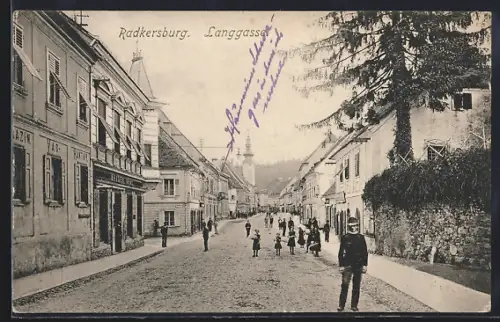 AK Radkersburg, Blick in die Langgasse