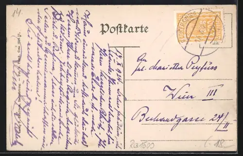 AK Radkersburg, Blick in die Langgasse