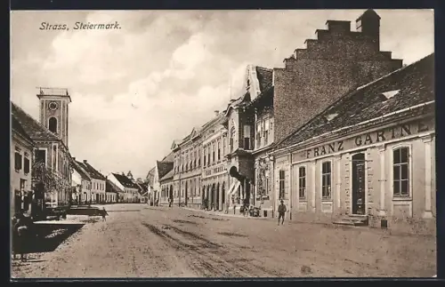 AK Strass /Steiermark, Geschäft Franz Gartner im Ort