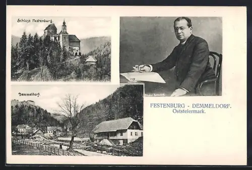 AK Demmeldorf /Oststeiermark, Schloss Festenburg