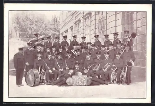 AK Salzburg, GBundesbahn-Musikkapelle, Gruppenbild