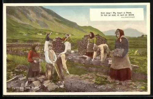 AK Cutting the Turf, Torfstecherei