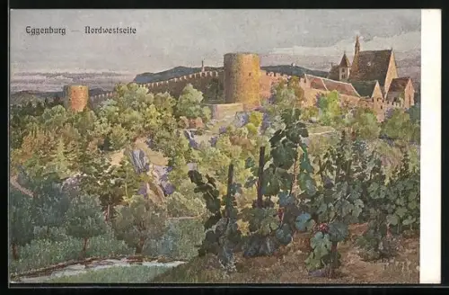 AK Eggenburg, Teilansicht, Nordwestseite