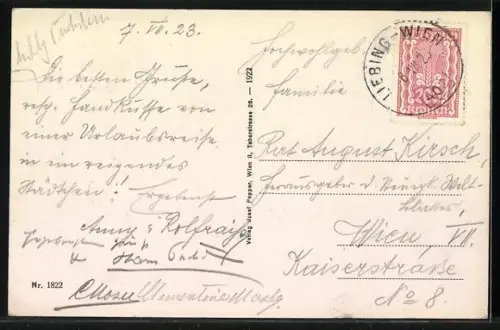 AK Eisenstadt, Schloss mit Brunnen