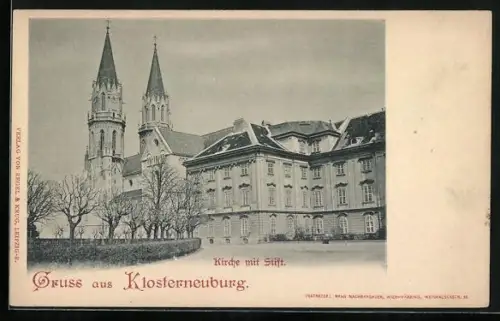 AK Klosterneuburg, Kirche mit Stift