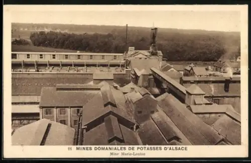 AK Mines Domaniales de Potasse d`Alsace, Mine Marie-Louise, Pottaschen-Mine