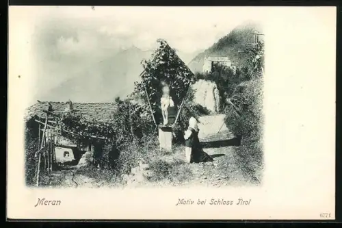 AK Meran, Motiv beim Schloss Tirol