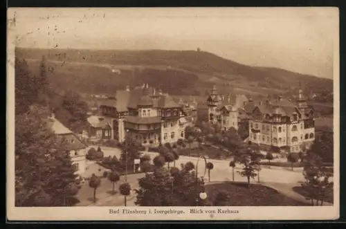 AK Bad Flinsberg i. Isergebirge, Blick vom Kurhaus