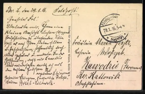 AK Biala, Bresterstrasse mit der russischen Kirche, Planwagen