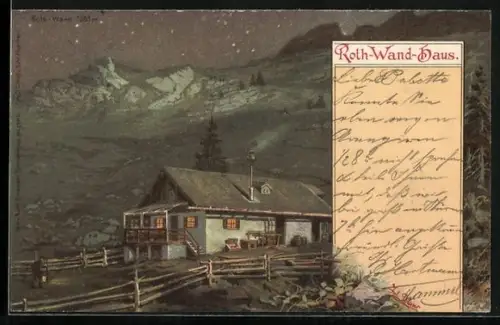 Lithographie Roth-Wand-Haus, Ansicht