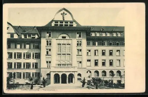 AK Ingenbohl, Töchternpensionat Theresianum, Mittelbau