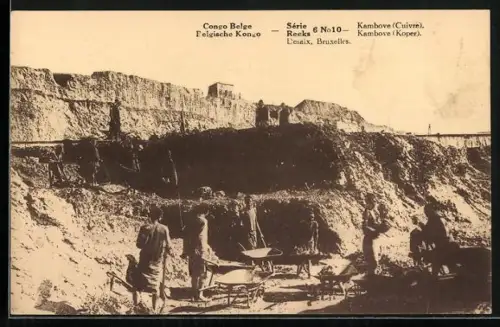 AK Kambove, Arbeiter im Tagebau