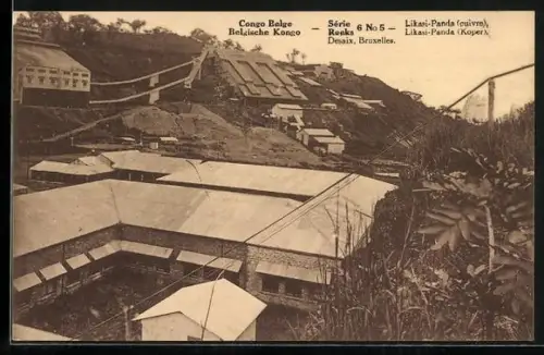 AK Likasi-Panda /Kongo Belge, Ortspartie, Cuivre