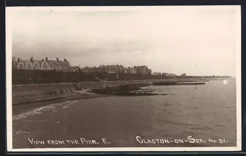 AK Clacton-on-Sea, View of the city from the Pier