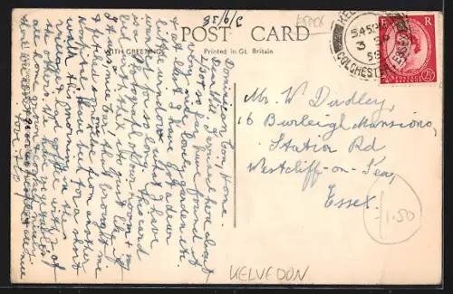 AK Kelvedon, St. Dominic`s Convalescent Home, Bedroom, ground floor