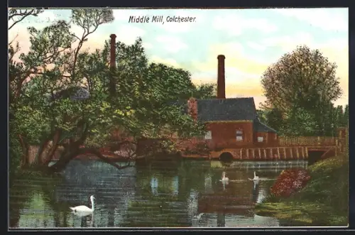 AK Colchester, View of the Middle Mill
