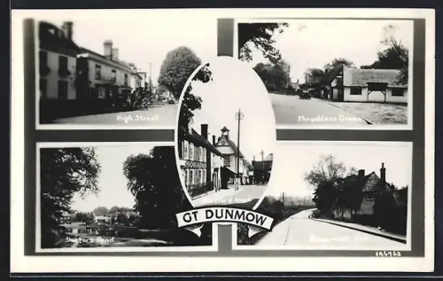 AK Gt. Dunmow, High Street, Thredders Green, Beaumont Hill, Doctors Pond