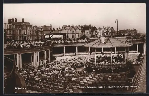 AK Clacton-on-Sea, Band Pavillon and E. Cliff, The Geisha Tea House
