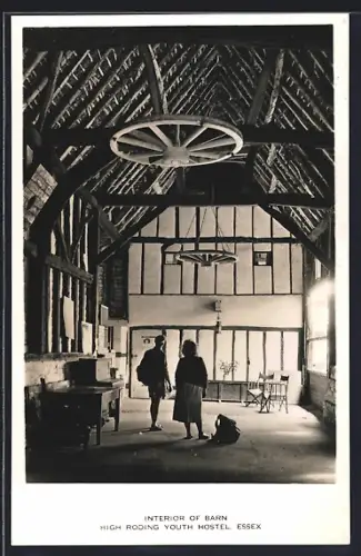 AK High Roding /Essex, High Roding Youth Hostel, Interior of barn