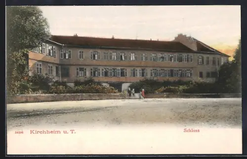 AK Kirchheim u. T., Totalansicht des Kirchheimer Schloss