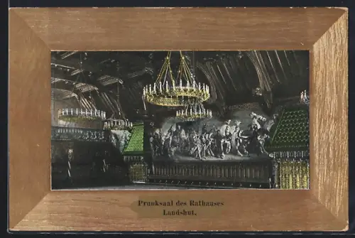 AK Landshut / Isar, Prunksaal des Rathauses