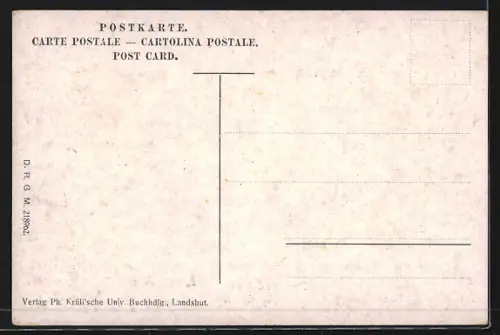 AK Landshut / Isar, Prunksaal des Rathauses