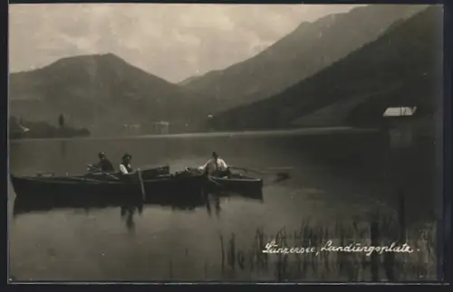 AK Lunz, Lunzersee, Landungsplatz
